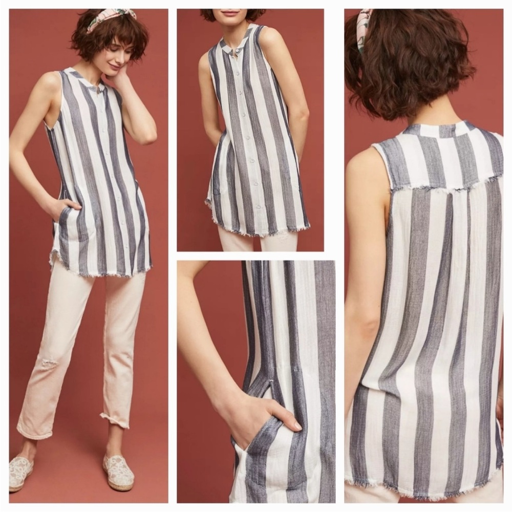 Anthropologie Cloth & Stone Tunic Tank XS